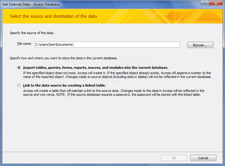 Fehlerbehebung bei Microsoft Access