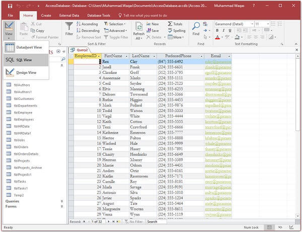Microsoft Access Object Already Exists Error 3012