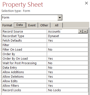 So bearbeiten Sie eine Dropdown-Liste in Access