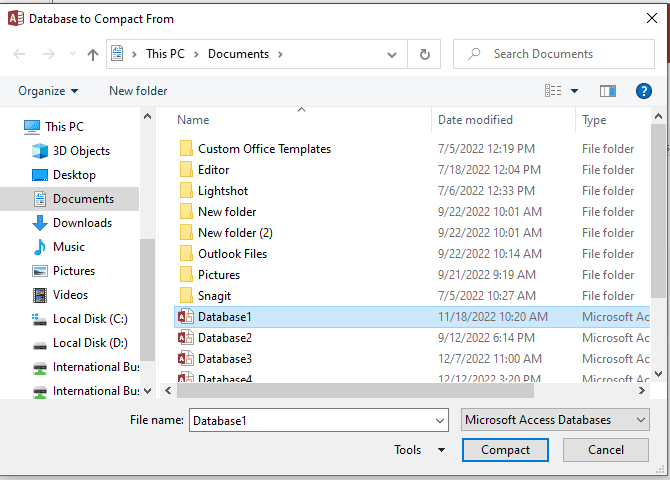 Beheben des Unknown MS Access-Fehlers
