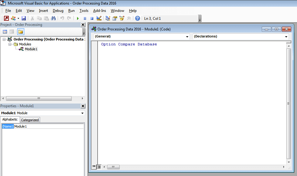 Access Der Ausdruck beim Laden, den Sie als Ereigniseigenschaft