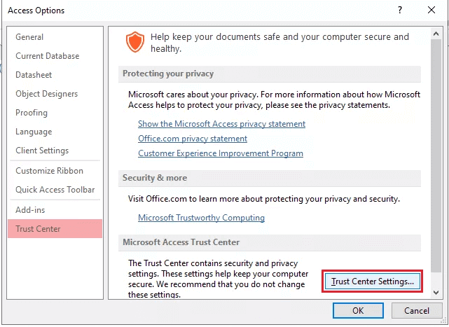 MS Access-Fehler 2950 – “Action Failed”